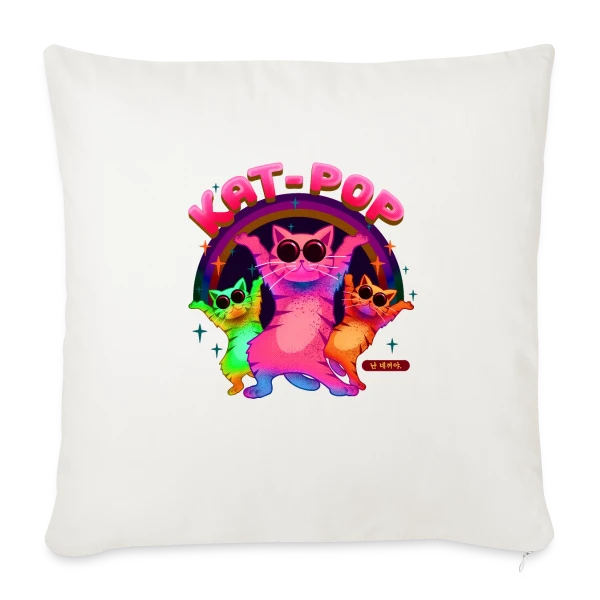 K-Pop Félins en Folie sur Housse de coussin décorative 45 x 45 cm
