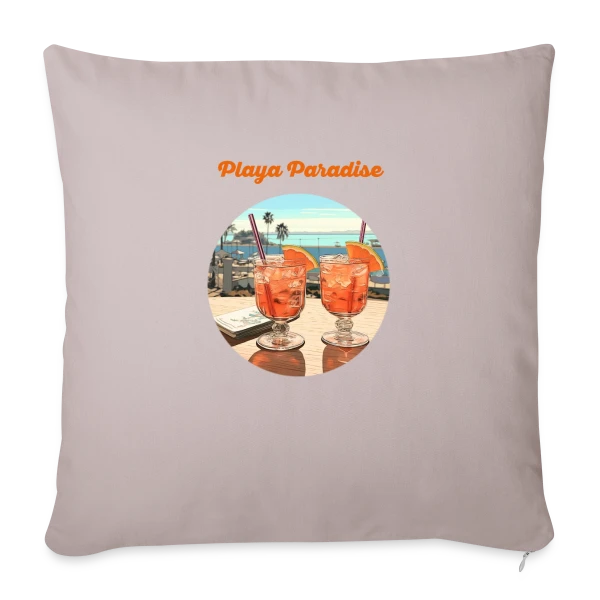 Cocktails Playa Paradise sur Housse de coussin décorative 45 x 45 cm