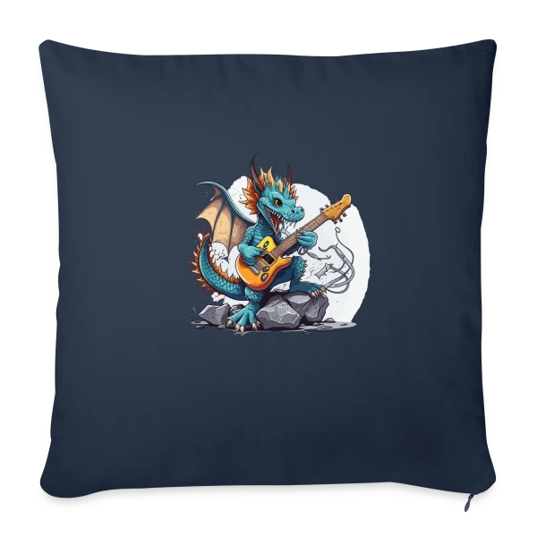 Dragon Rocker : La Légende Musicale sur Housse de coussin décorative 45 x 45 cm