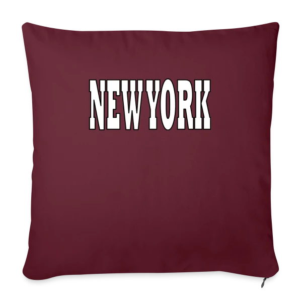 New York Ville Iconique sur Housse de coussin décorative 45 x 45 cm