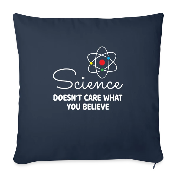 L'Esprit Libre Scientifique sur Housse de coussin décorative 45 x 45 cm