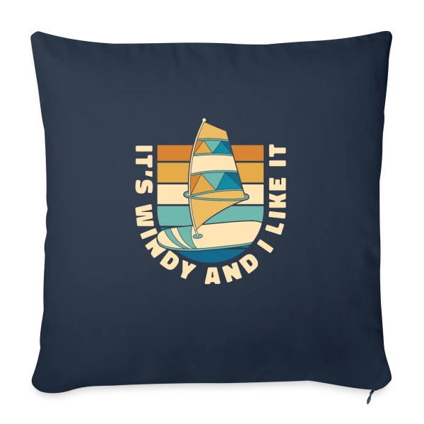 Wing Surf | L'Art du Wing Foil sur Housse de coussin décorative 45 x 45 cm