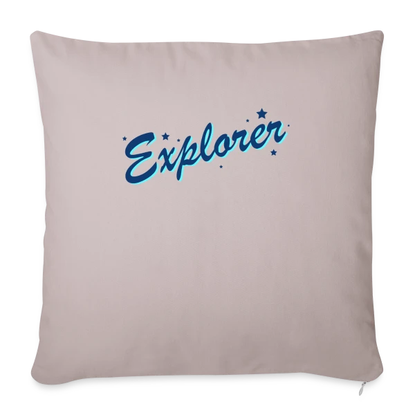 Explorateur Céleste sur Housse de coussin décorative 45 x 45 cm