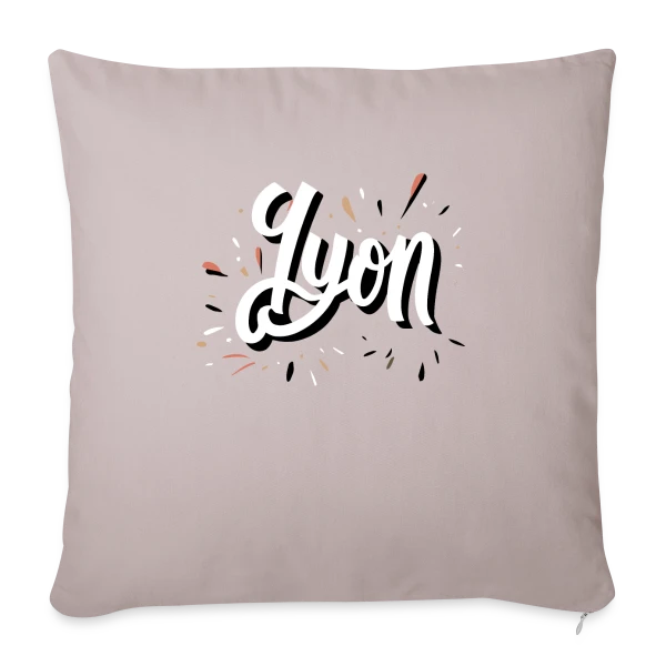 Lyon Dynamique Moderne sur Housse de coussin décorative 45 x 45 cm