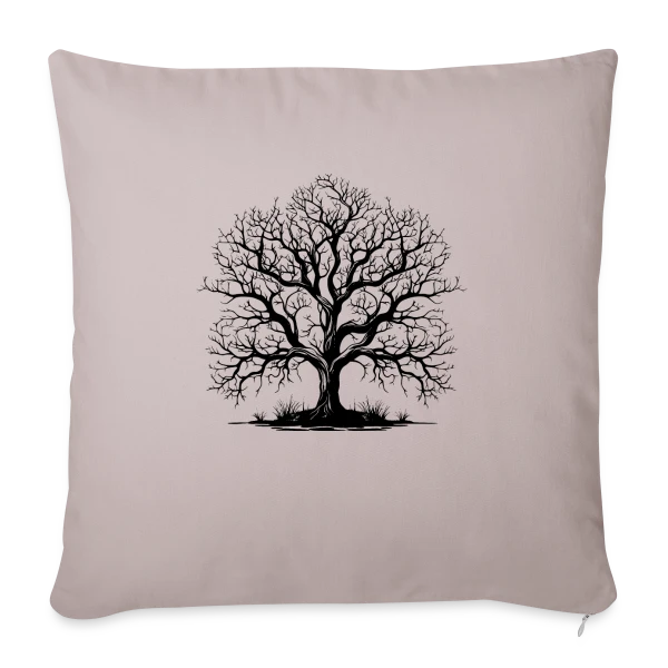 Arbre d'Automne sans Feuilles sur Housse de coussin décorative 45 x 45 cm