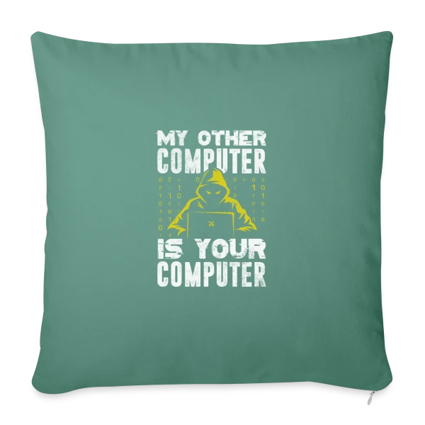 Hacker - Le Maître du Code sur Housse de coussin décorative 45 x 45 cm