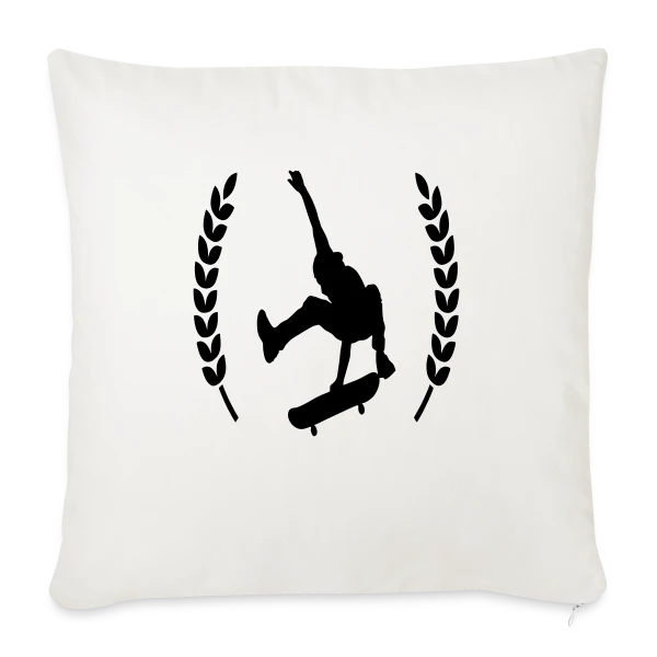 Passion Skate & Skateboard sur Housse de coussin décorative 45 x 45 cm