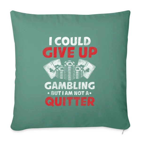 Maître du Skat et du Poker sur Housse de coussin décorative 45 x 45 cm