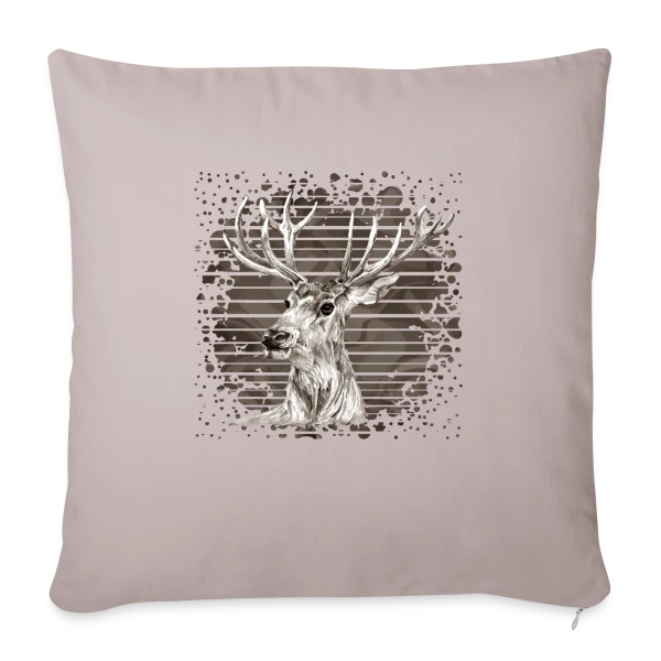 Esprit Cerf Majestueux sur Housse de coussin décorative 45 x 45 cm