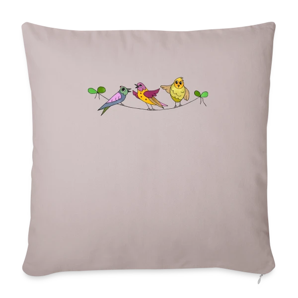 L'Oiseau Libre sur Housse de coussin décorative 45 x 45 cm