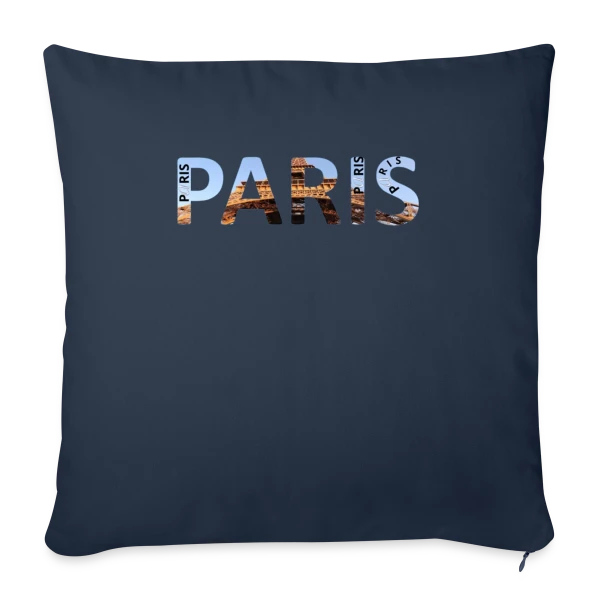 Paris Tour Eiffel sur Housse de coussin décorative 45 x 45 cm