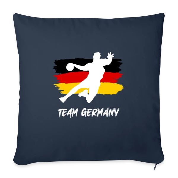 Équipe de Handball Allemagne : Passion Germanique sur Housse de coussin décorative 45 x 45 cm