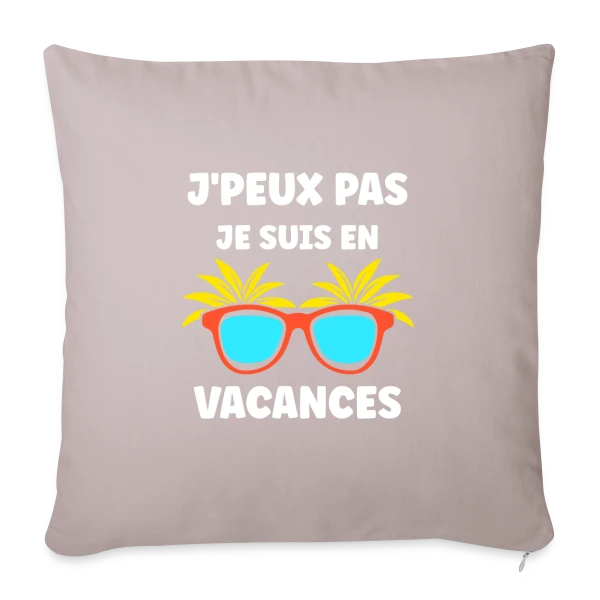 Lunettes de Soleil Tropicales sur Housse de coussin décorative 45 x 45 cm