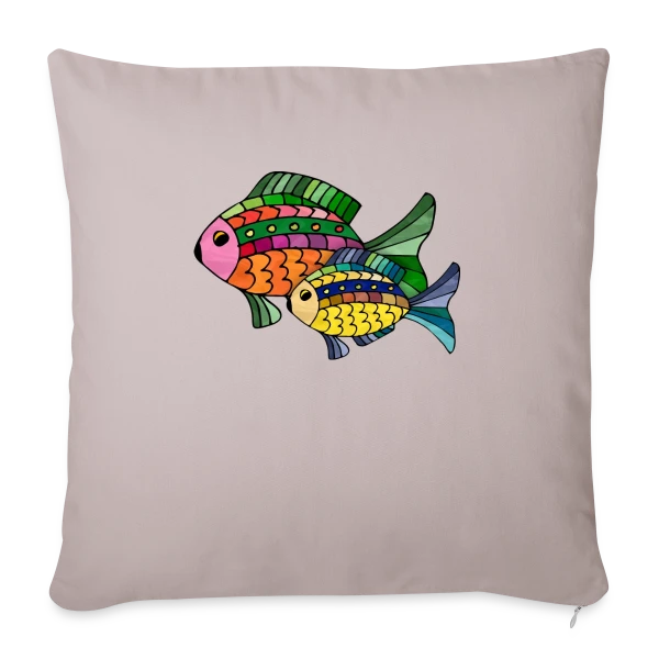 Passion Pêcheur sur Housse de coussin décorative 45 x 45 cm
