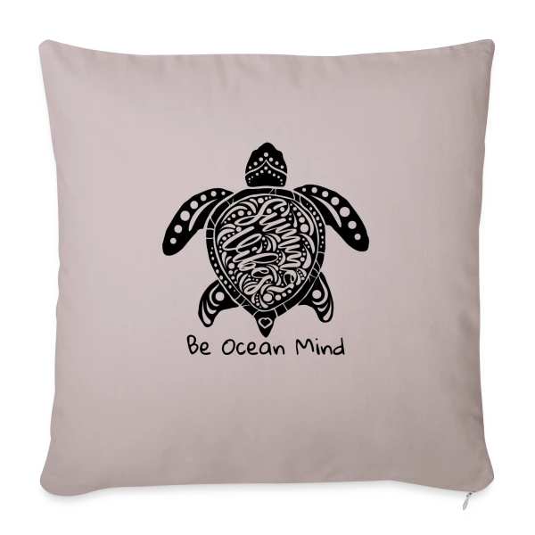 Vibes Océanes : Esprit Nage et Conservation sur Housse de coussin décorative 45 x 45 cm