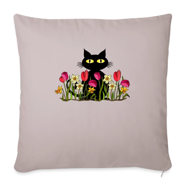 L'Esprit Félin sur Housse de coussin décorative 45 x 45 cm