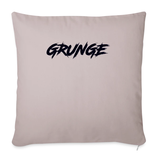 Typographie Grunge Brossée sur Housse de coussin décorative 45 x 45 cm