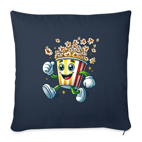 Popcorn Comique : La Star de Vos Soirées Ciné sur Housse de coussin décorative 45 x 45 cm