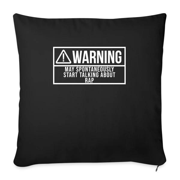 Esprit Rap Culture Urbaine sur Housse de coussin décorative 45 x 45 cm