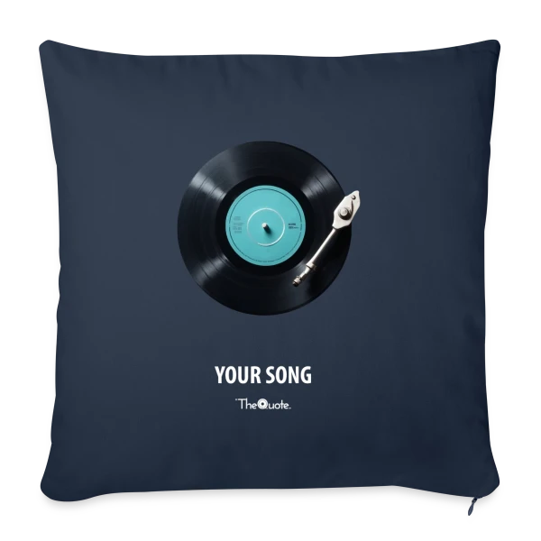 Ma Chanson Préférée Personnalisée sur Housse de coussin décorative 45 x 45 cm