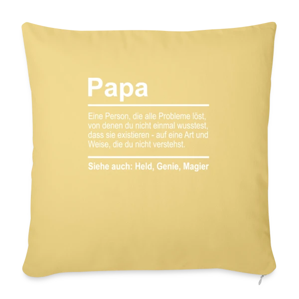 Papa Humour : Le Cadeau Parfait sur Housse de coussin décorative 45 x 45 cm