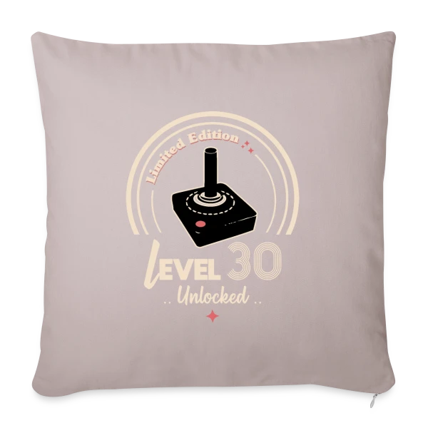 'Niveau 30 Débloqué' - Anniversaire Gamer sur Housse de coussin décorative 45 x 45 cm