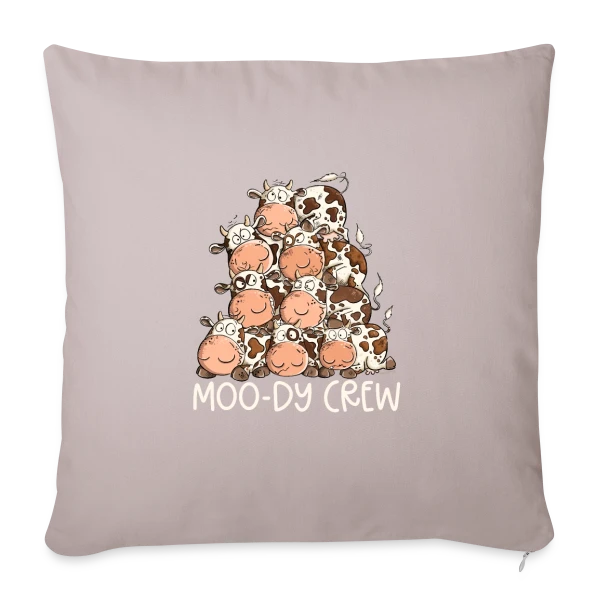 Humour Vache : Le T-Shirt Rigolo et Son Jeu de Mots sur Housse de coussin décorative 45 x 45 cm