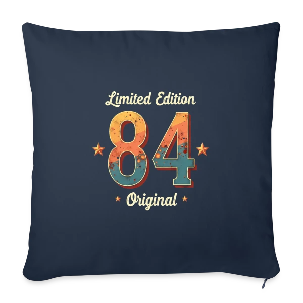 40e Anniversaire Homme Femme - 40 Ans en 1984 sur Housse de coussin décorative 45 x 45 cm