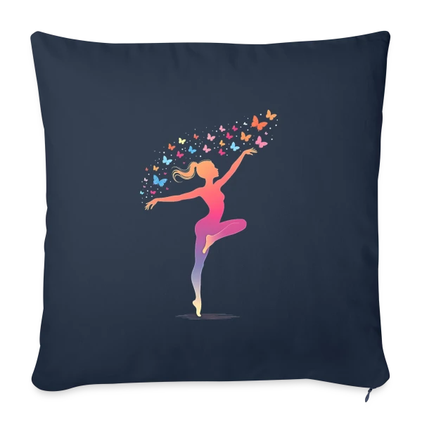 Gymnastique Rythmique - Humour Vieille pour Ça sur Housse de coussin décorative 45 x 45 cm