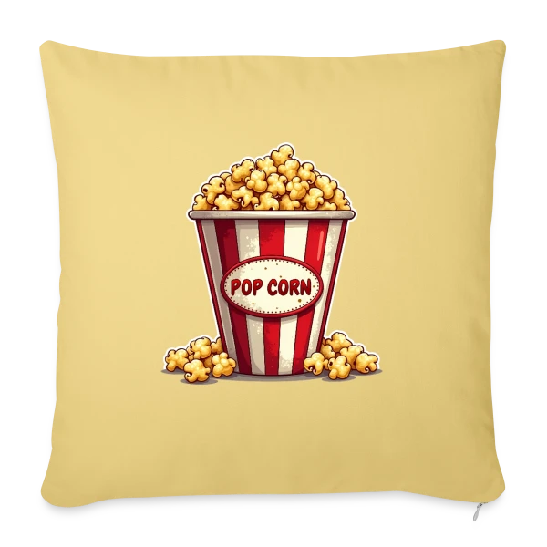 Enfant Popcorn - Costume Carnaval Amusant sur Housse de coussin décorative 45 x 45 cm