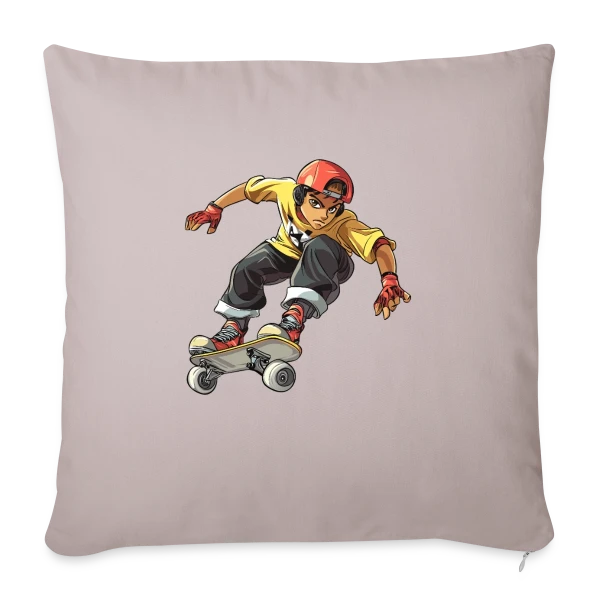 Esprit Skateboarder sur Housse de coussin décorative 45 x 45 cm