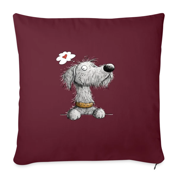 Lévrier Irlandais - Cartoon chien de race sur Housse de coussin décorative 45 x 45 cm