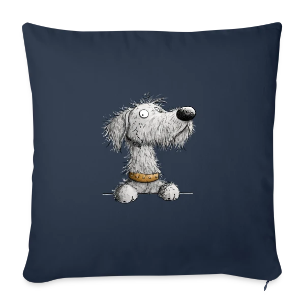 Lévrier Irlandais - Cartoon chien pour la promenade sur Housse de coussin décorative 45 x 45 cm
