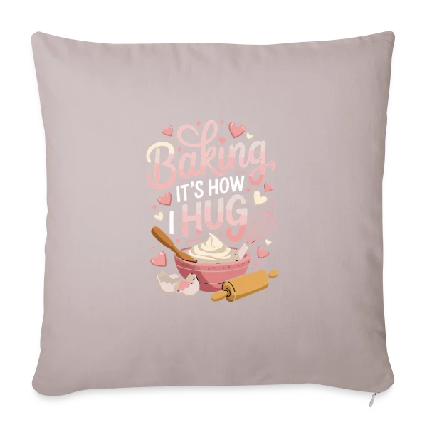 Passion Pâtisserie : Mon Cœur Fond pour les Douceurs sur Housse de coussin décorative 45 x 45 cm