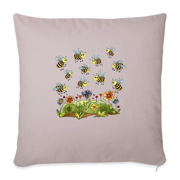 Monde des Insectes sur Housse de coussin décorative 45 x 45 cm