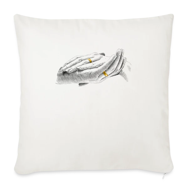Célébration Mariage Humour sur Housse de coussin décorative 45 x 45 cm