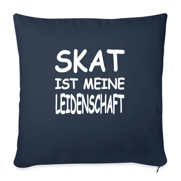 Skat: Le Jeu de Cartes sur Housse de coussin décorative 45 x 45 cm