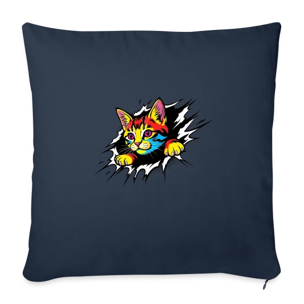 Pop Art Comic - Effet Larme Original sur Housse de coussin décorative 45 x 45 cm