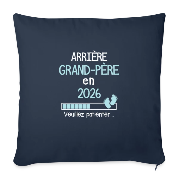Arrière-Grand-Père 2026 : Bientôt Papy sur Housse de coussin décorative 45 x 45 cm