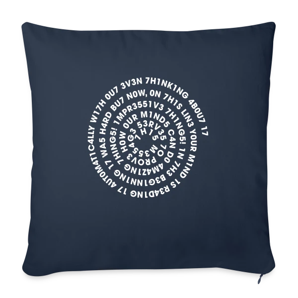 Leetspeak Flex Spiral - Code & Geek sur Housse de coussin décorative 45 x 45 cm