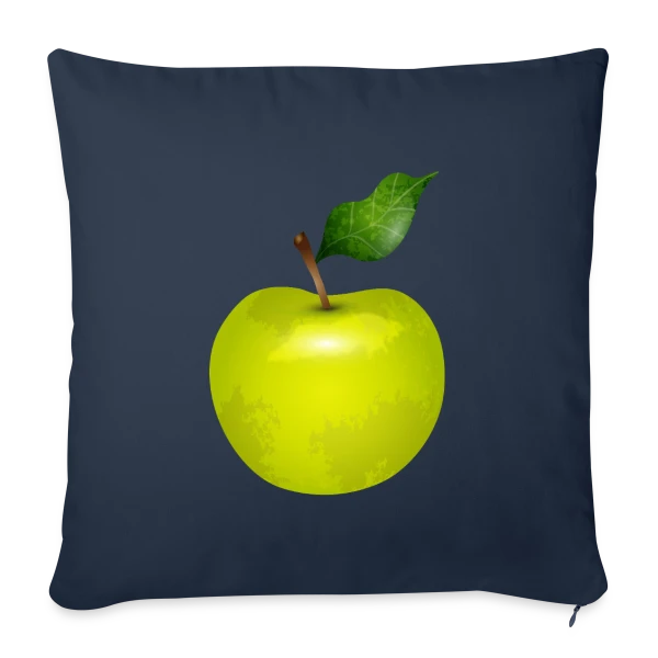 Pomme Verte Éclatante sur Housse de coussin décorative 45 x 45 cm
