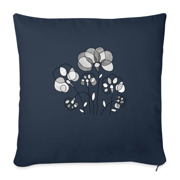 Art Digital Abstrait 3515 sur Housse de coussin décorative 45 x 45 cm