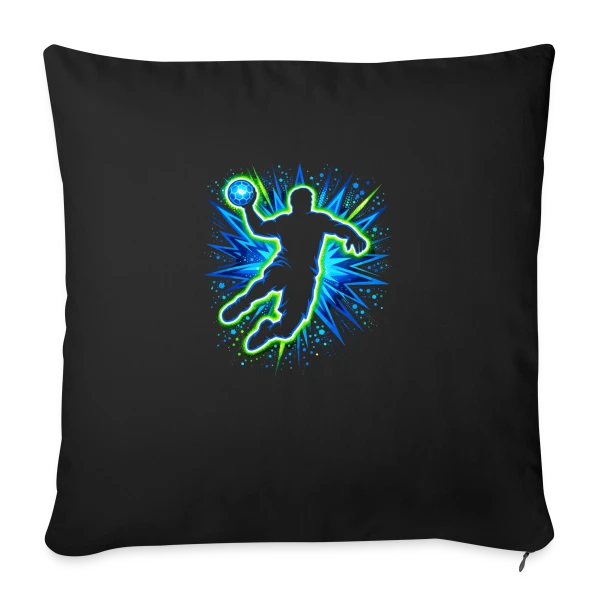Motif Abstrait Géométrique Coloré sur Housse de coussin décorative 45 x 45 cm
