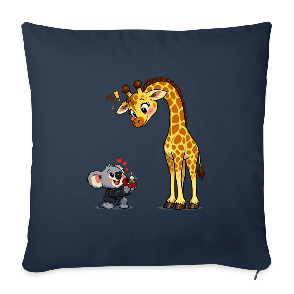 Création IA Abstraite sur Housse de coussin décorative 45 x 45 cm