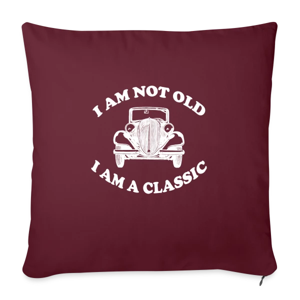 Je Suis Un Classique sur Housse de coussin décorative 45 x 45 cm