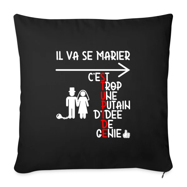 Le Numéro Huit sur Housse de coussin décorative 45 x 45 cm