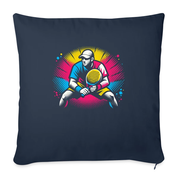 Formes et Mouvement Abstrait sur Housse de coussin décorative 45 x 45 cm