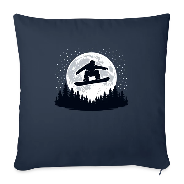 Rythmes Graphiques Uniques sur Housse de coussin décorative 45 x 45 cm
