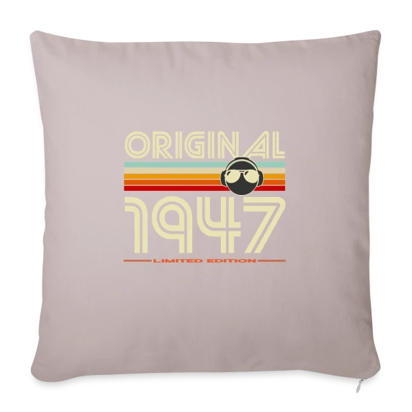 Original 1947 Édition Limitée sur Housse de coussin décorative 45 x 45 cm