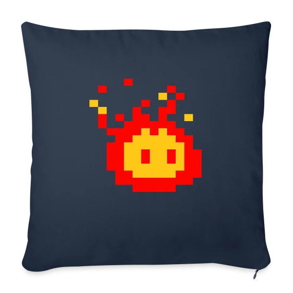 Boule de Feu Ardente - Puissance et Énergie sur Housse de coussin décorative 45 x 45 cm